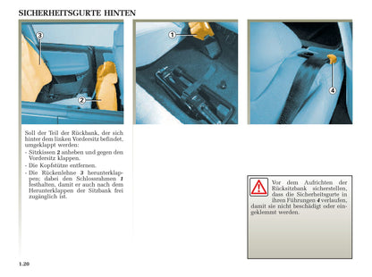 2001-2003 Renault Avantime Manuel du propriétaire | Allemand