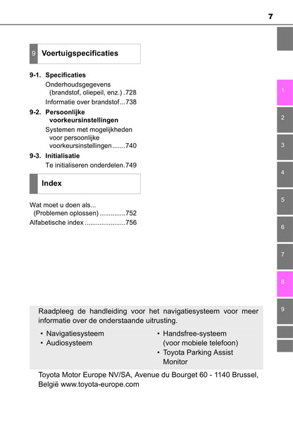 2018 Toyota Prius/Prius Plug-in Hybrid Owner's Manual | Dutch