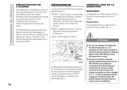 2014-2016 Alfa Romeo Giulietta Bedienungsanleitung | Französisch