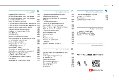 2017-2019 Citroën C3 Aircross Gebruikershandleiding | Spaans