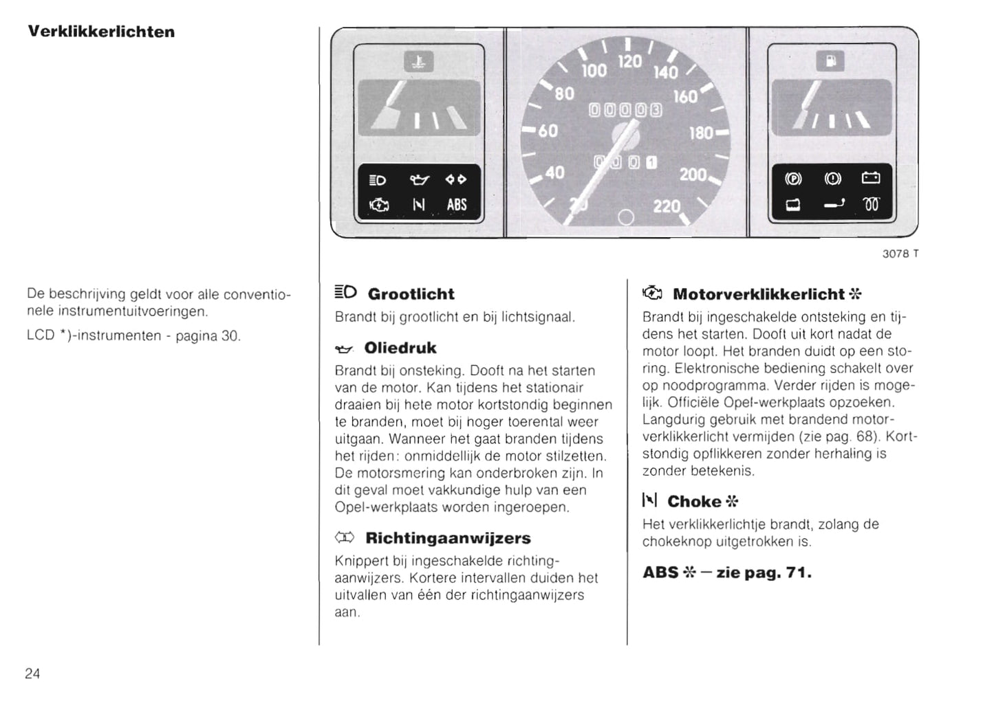 1989-1991 Opel Kadett Owner's Manual | Dutch