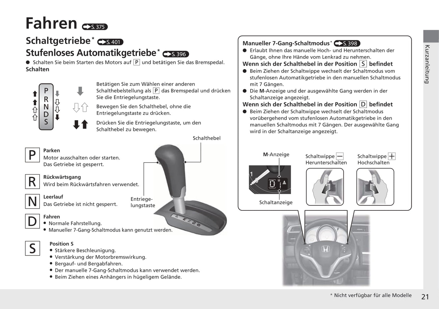 2015-2016 Honda Jazz Gebruikershandleiding | Duits