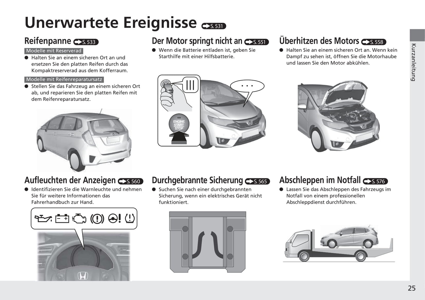 2015-2016 Honda Jazz Gebruikershandleiding | Duits