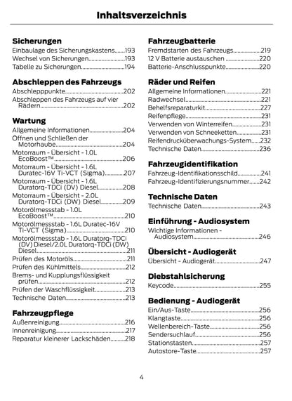 2012-2014 Ford C-Max Bedienungsanleitung | Deutsch