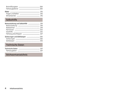 2013-2014 Skoda Yeti Owner's Manual | German