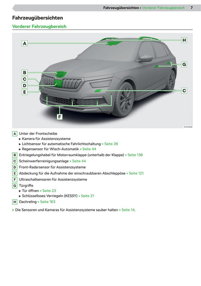 2019-2023 Skoda Kamiq Manuel du propriétaire | Allemand