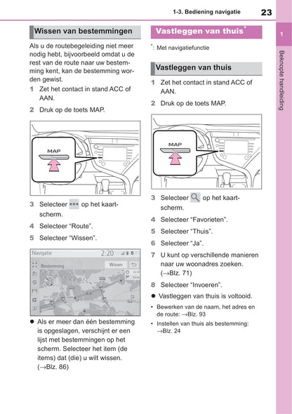 Toyota Touch 2 Multimedia & Navigatiesysteem Camry Handleiding 2019 - 2021