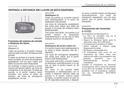 2008-2012 Hyundai i20 Manuel du propriétaire | Espagnol