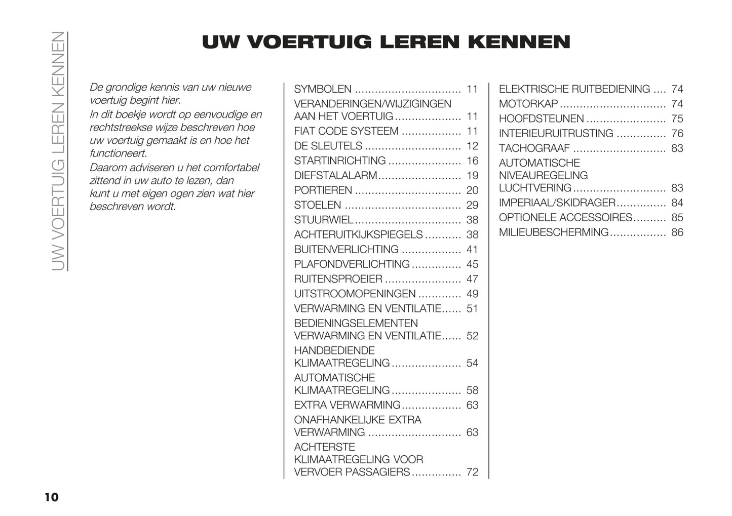 2021-2022 Fiat Ducato Owner's Manual | Dutch