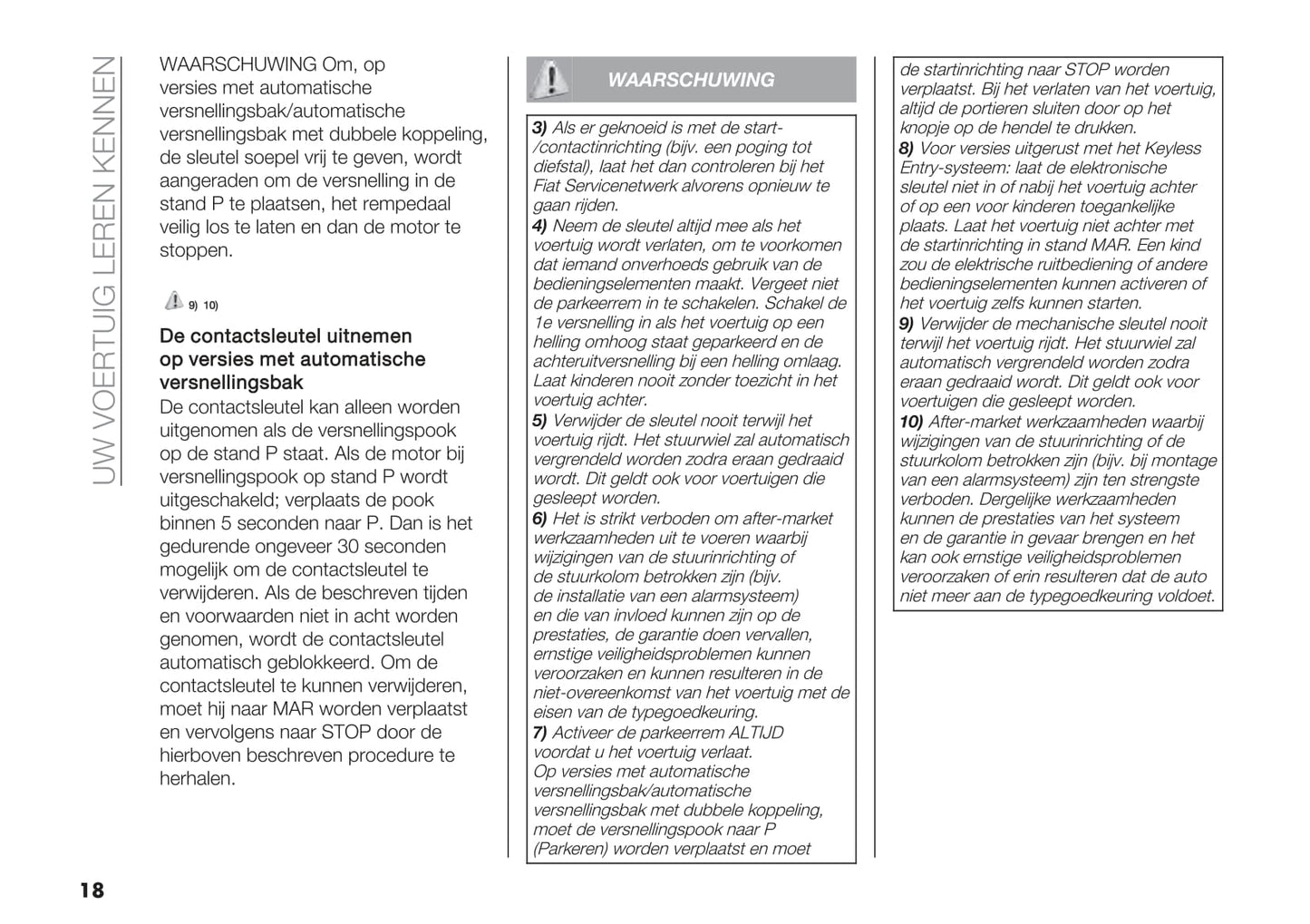 2021-2022 Fiat Ducato Owner's Manual | Dutch