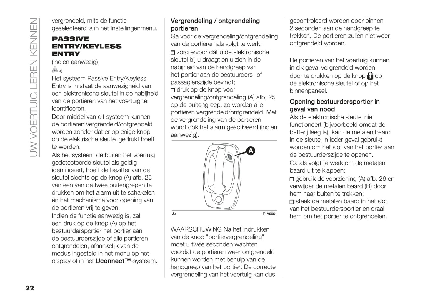 2021-2022 Fiat Ducato Owner's Manual | Dutch