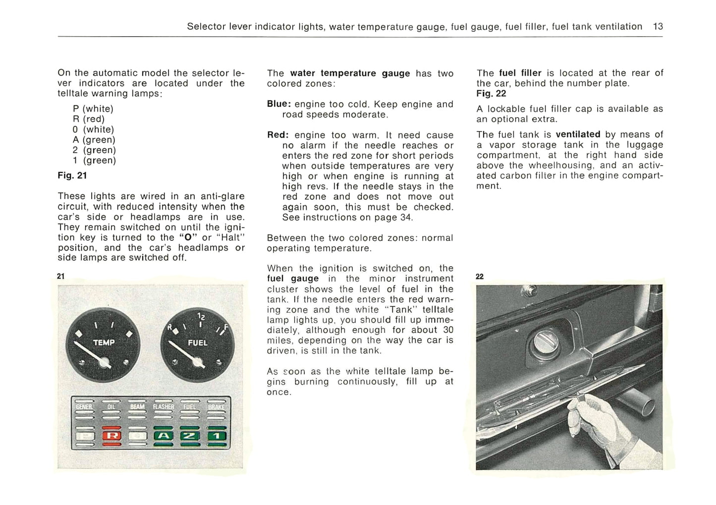 1973 BMW Bavaria/3.0 S Owner's Manual | English