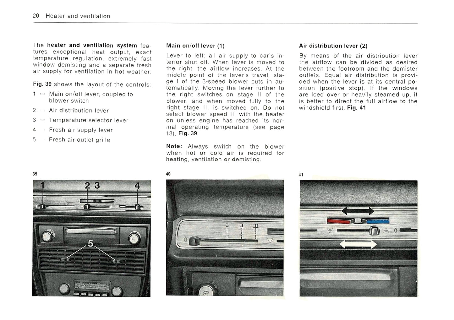 1973 BMW Bavaria/3.0 S Owner's Manual | English