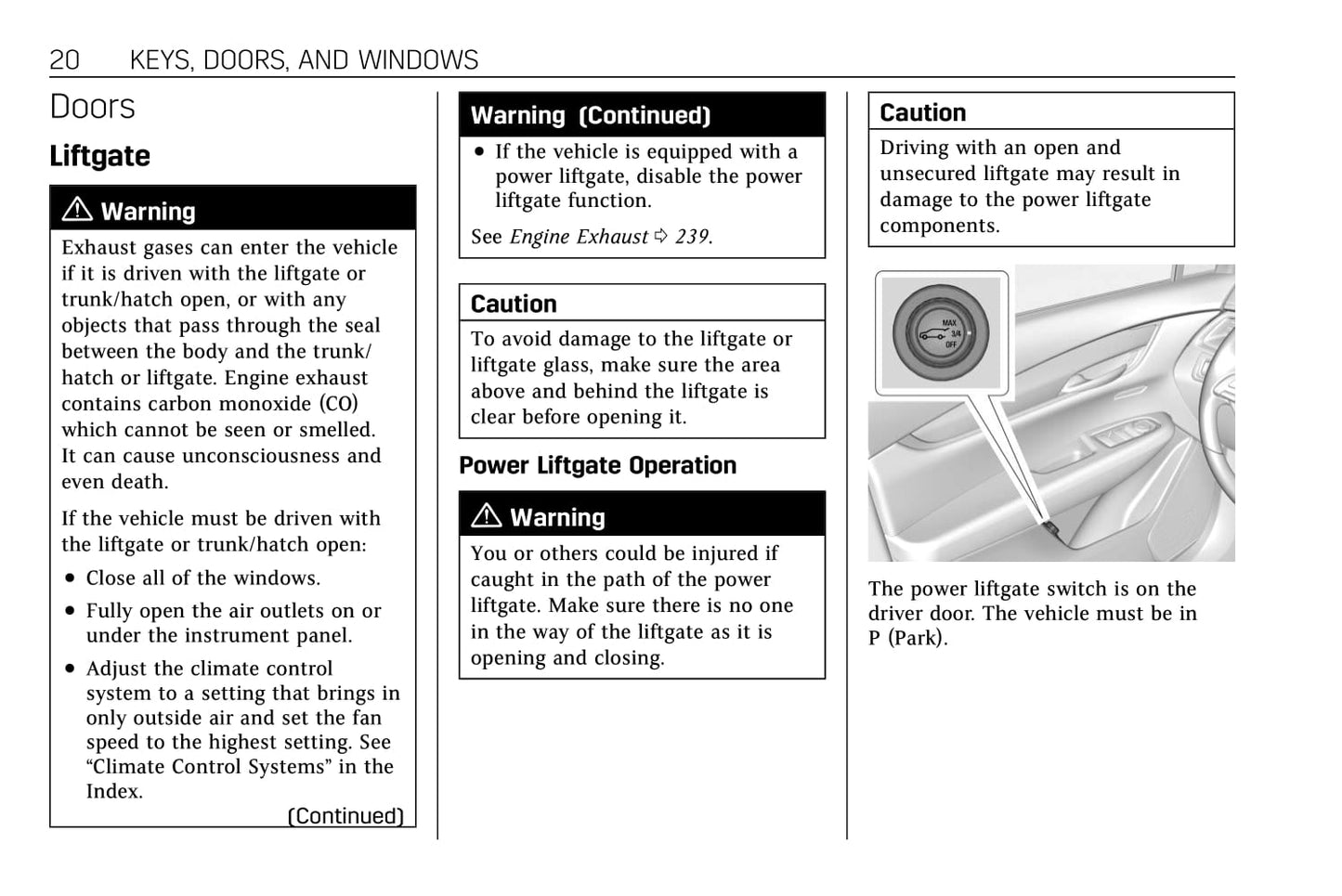 2020-2021 Cadillac XT6 Owner's Manual | English