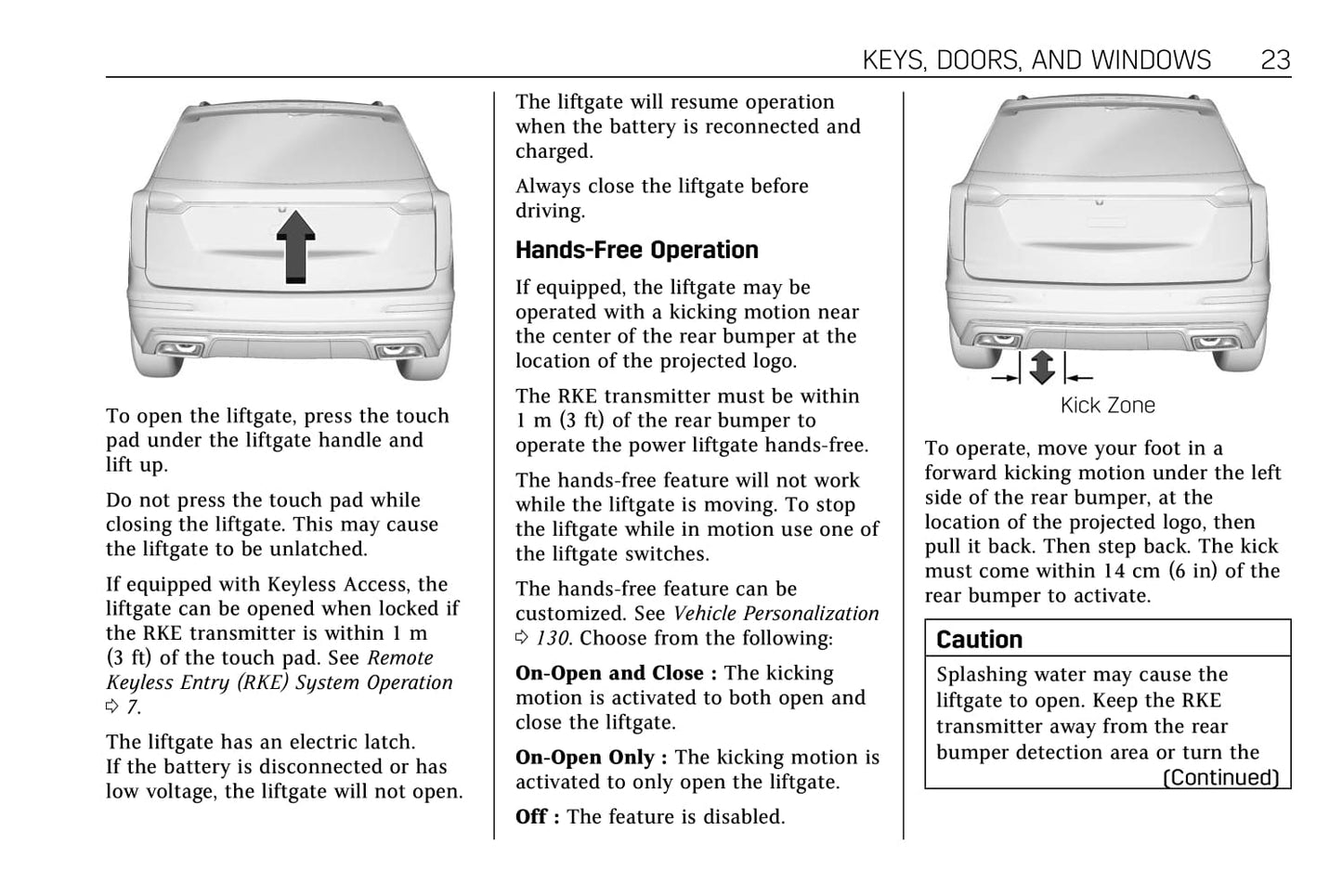 2020-2021 Cadillac XT6 Owner's Manual | English