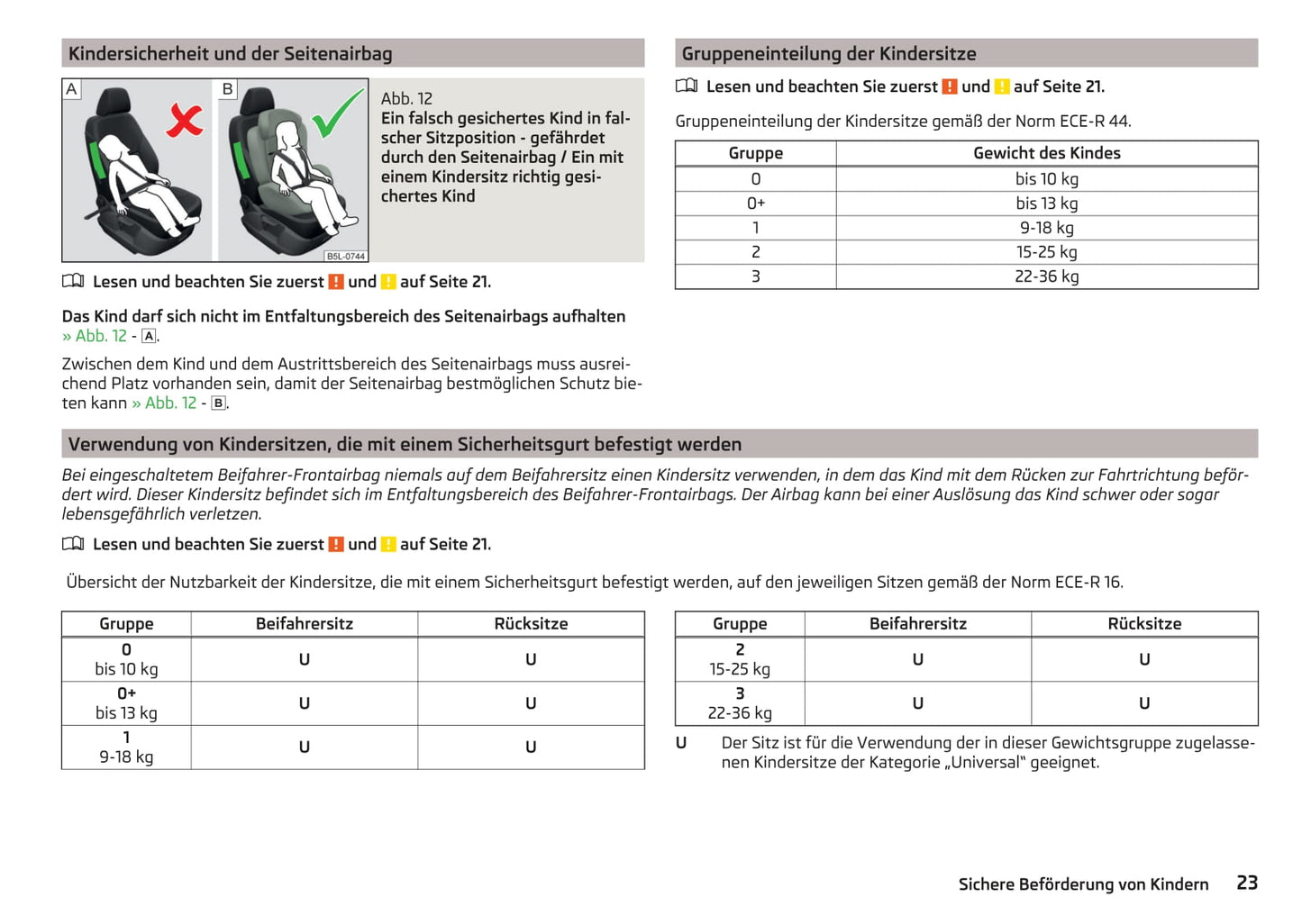 2016-2017 Skoda Citigo Owner's Manual | German