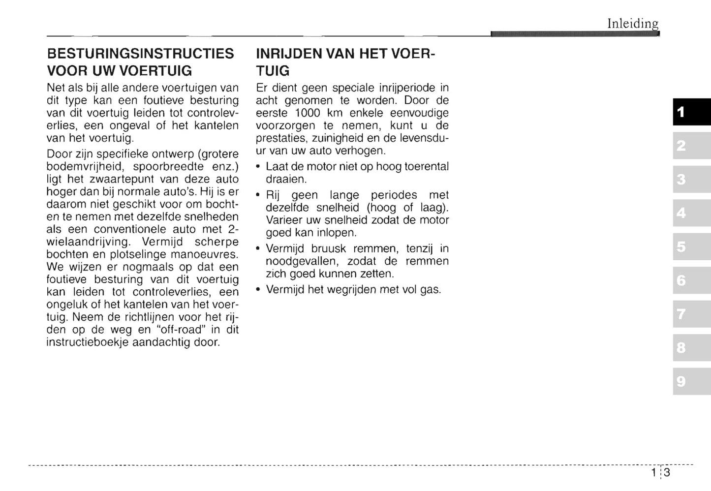 2003-2004 Kia Sorento Gebruikershandleiding | Nederlands