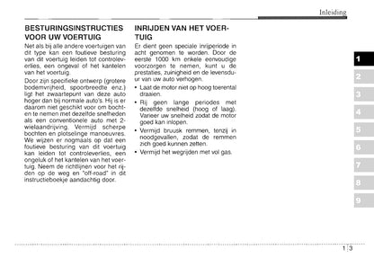 2003-2004 Kia Sorento Gebruikershandleiding | Nederlands