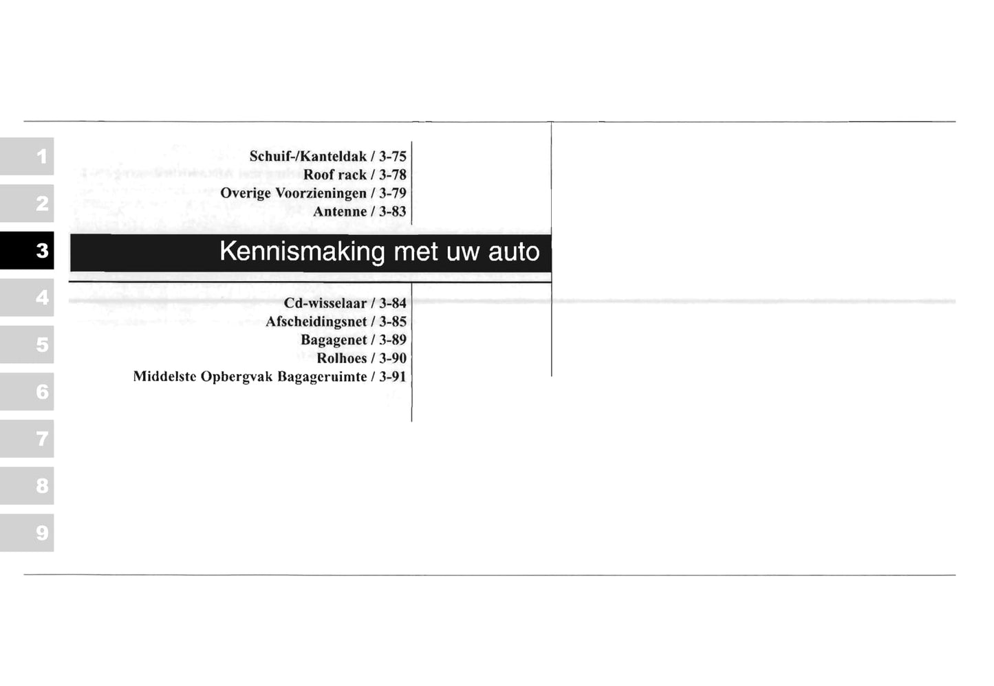 2003-2004 Kia Sorento Gebruikershandleiding | Nederlands