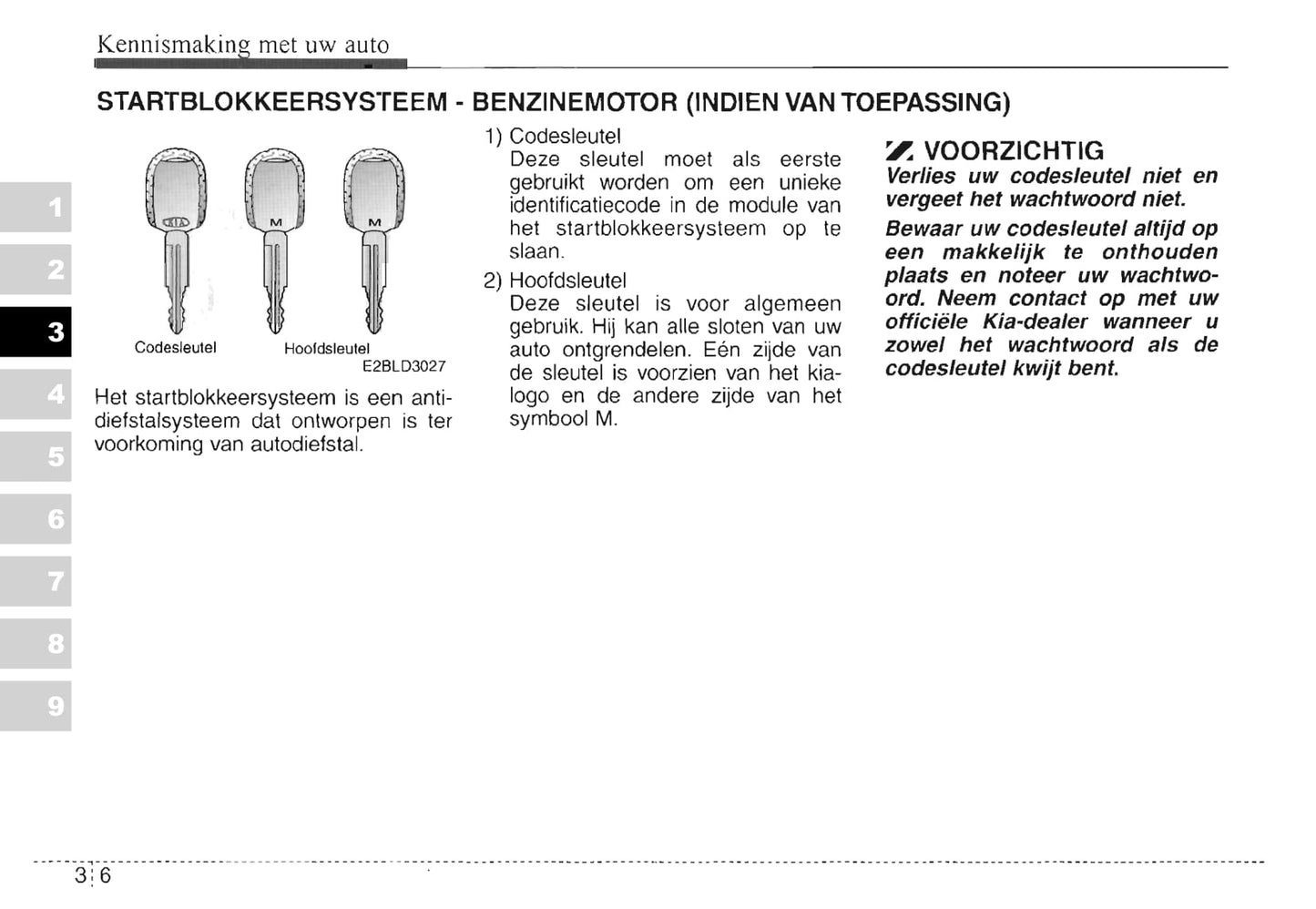 2003-2004 Kia Sorento Gebruikershandleiding | Nederlands