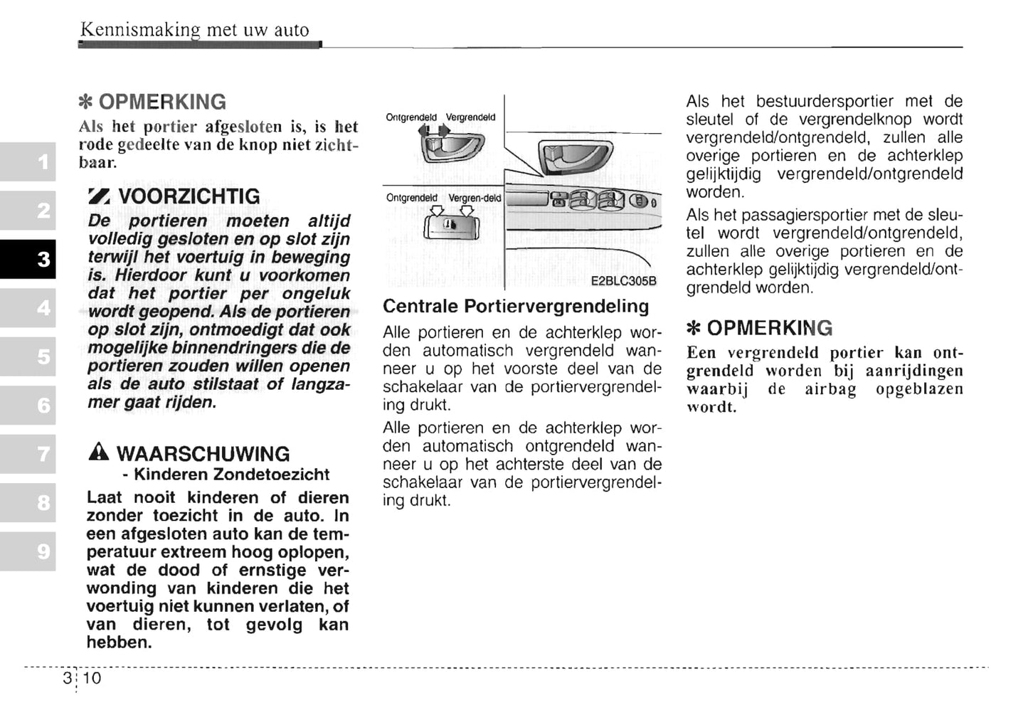 2003-2004 Kia Sorento Gebruikershandleiding | Nederlands