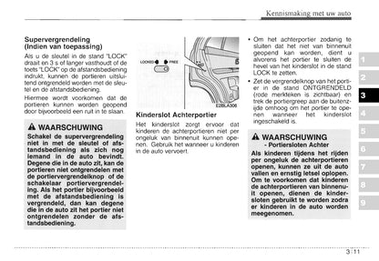 2003-2004 Kia Sorento Gebruikershandleiding | Nederlands