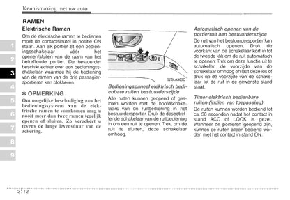 2003-2004 Kia Sorento Gebruikershandleiding | Nederlands