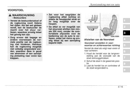 2003-2004 Kia Sorento Gebruikershandleiding | Nederlands