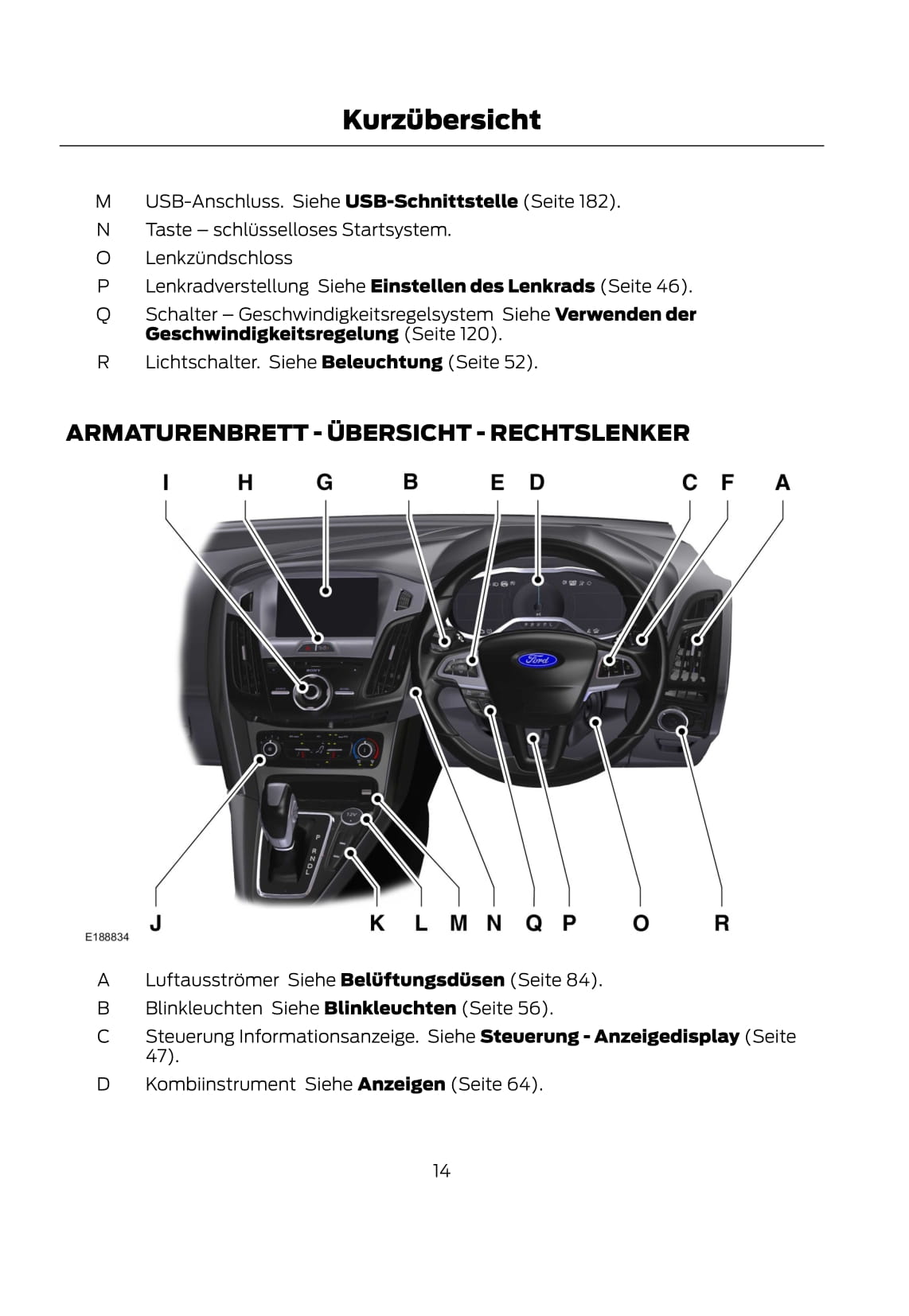 2014-2017 Ford Focus Owner's Manual | German