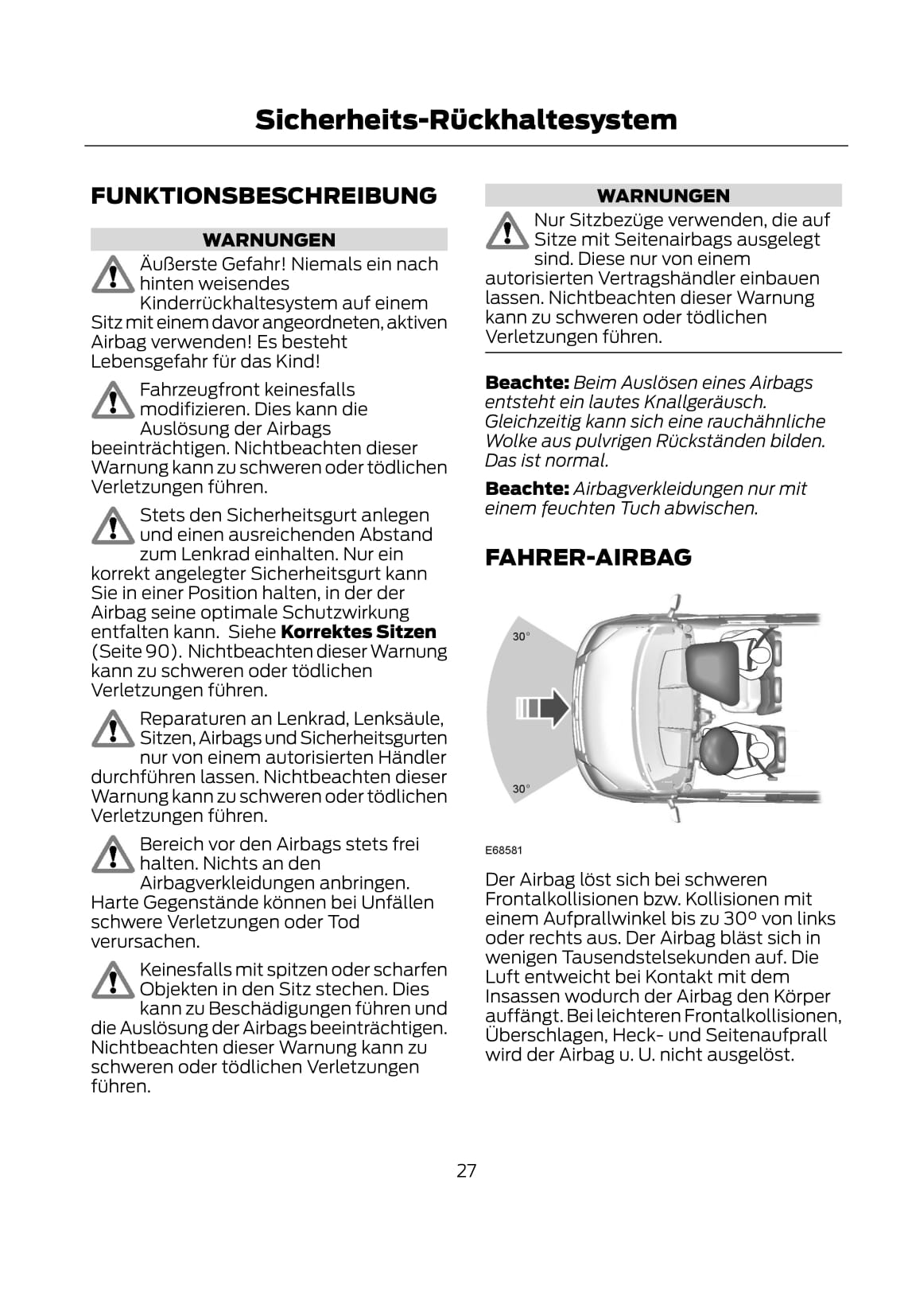 2014-2017 Ford Focus Owner's Manual | German