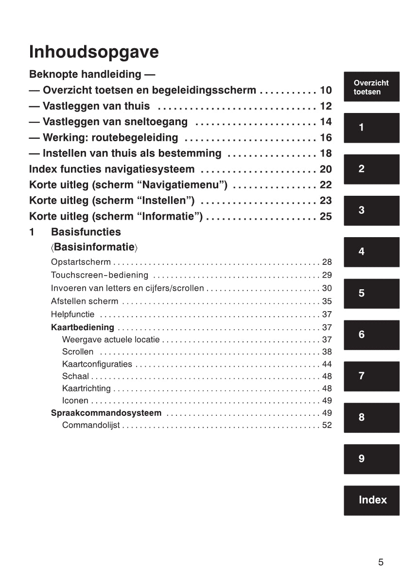 Toyota Avensis Navigatiesysteem HDD Handleiding 2010