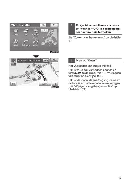 Toyota Avensis Navigatiesysteem HDD Handleiding 2010