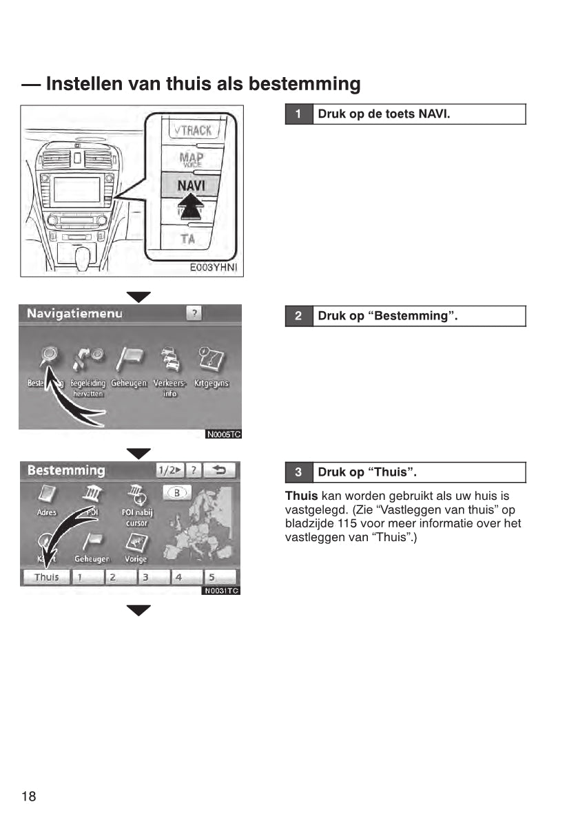 Toyota Avensis Navigatiesysteem HDD Handleiding 2010