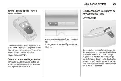 2012-2013 Opel Insignia Bedienungsanleitung | Französisch