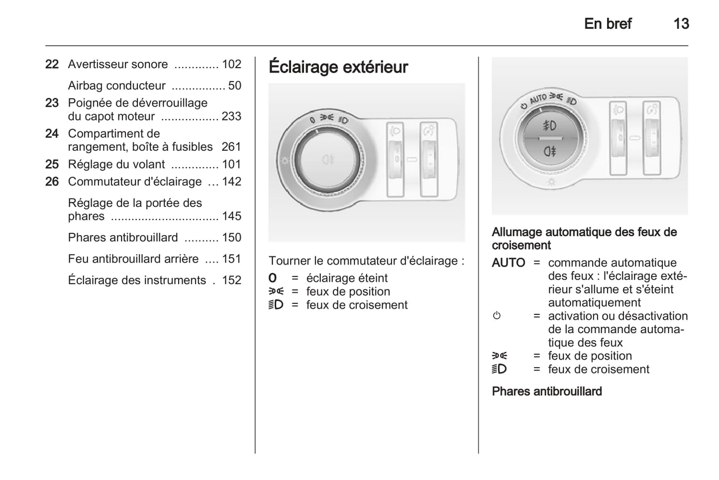 2012-2013 Opel Astra Bedienungsanleitung | Französisch