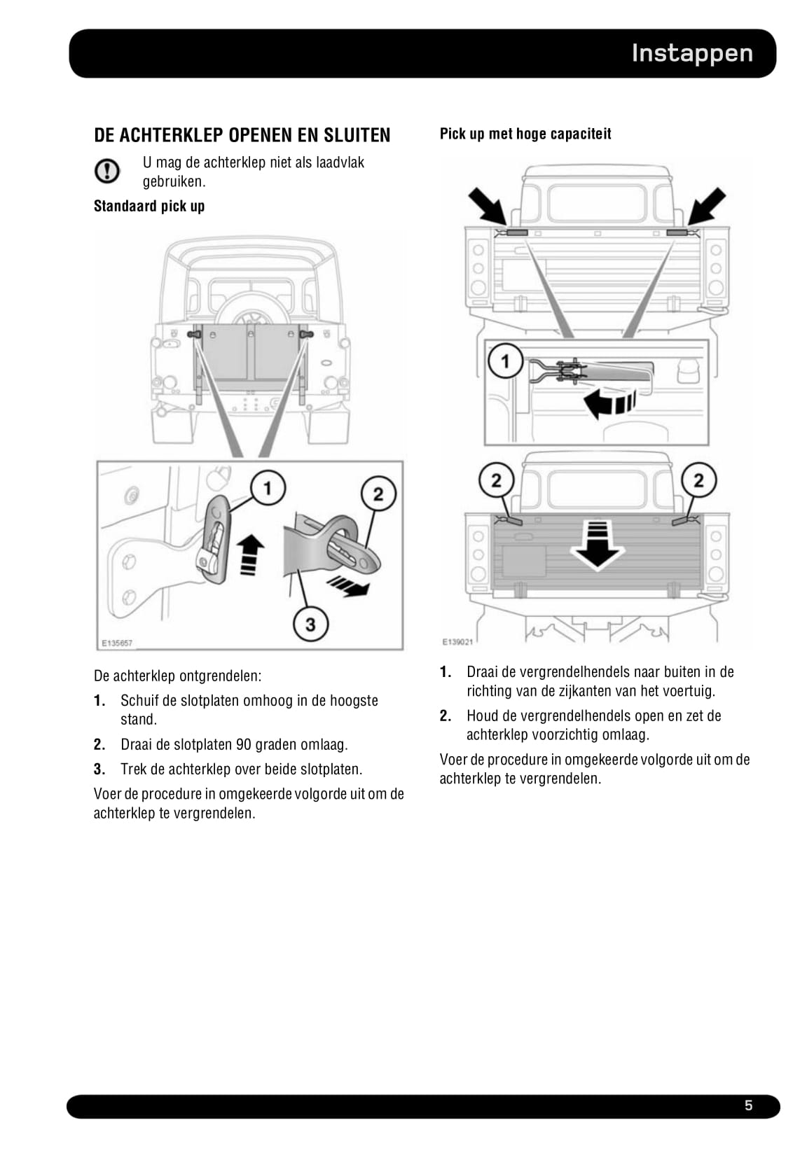 2011-2012 Land Rover Defender Owner's Manual | Dutch