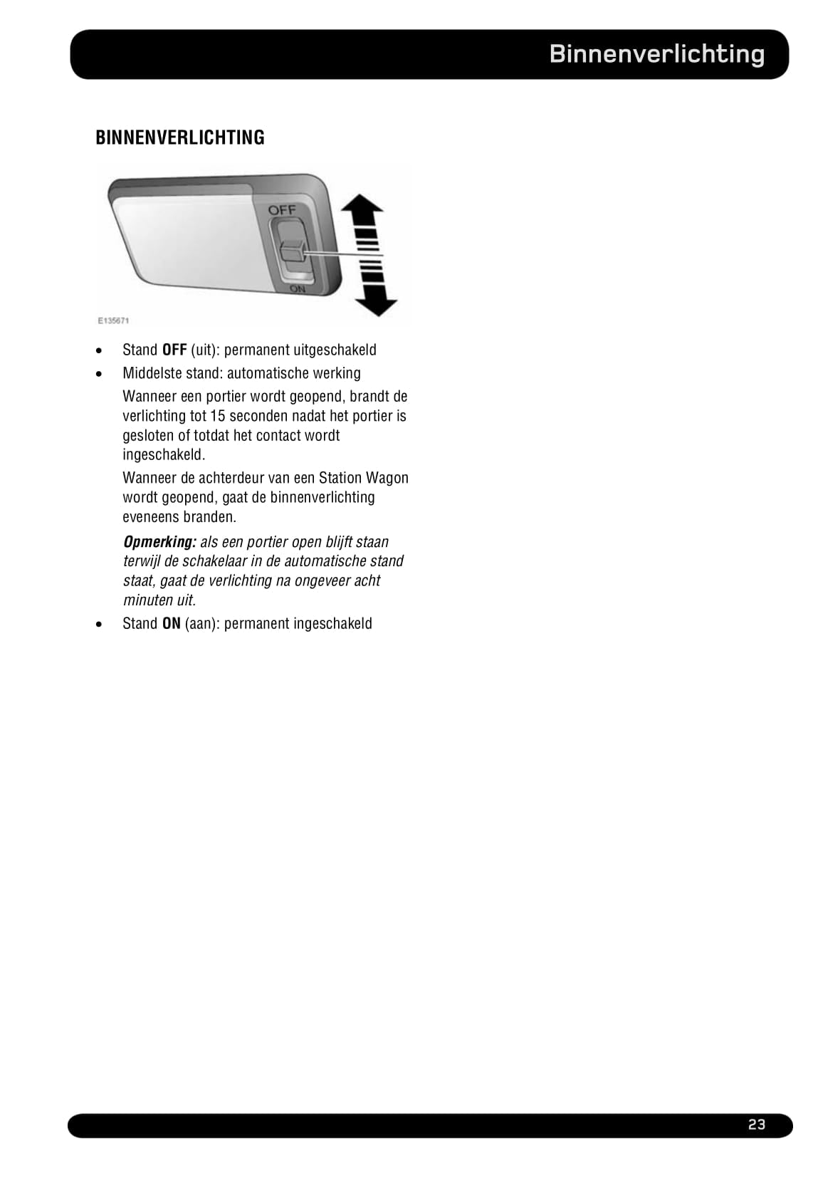 2011-2012 Land Rover Defender Owner's Manual | Dutch