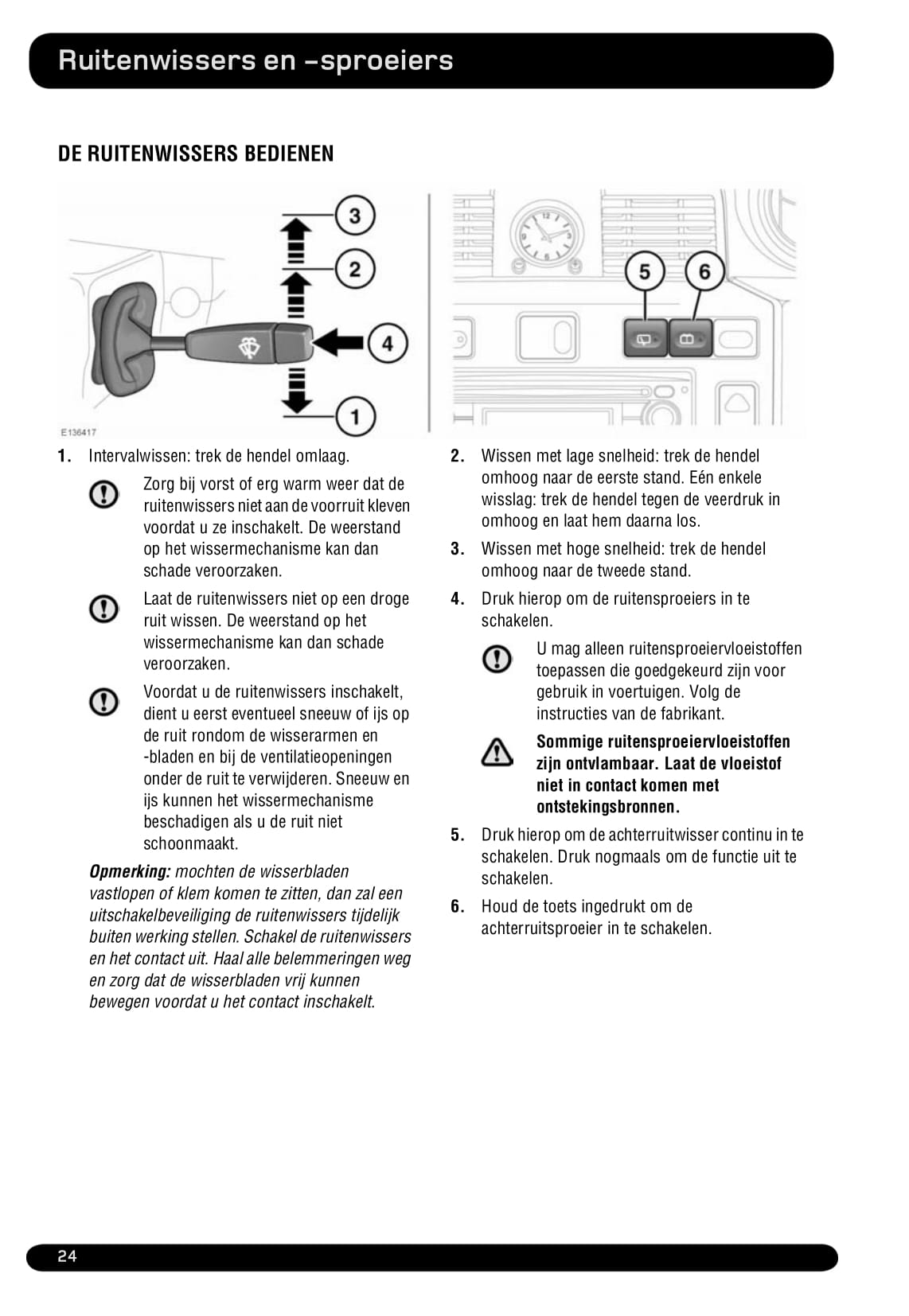 2011-2012 Land Rover Defender Owner's Manual | Dutch