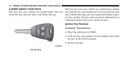 2011 Dodge Nitro Owner's Manual | English