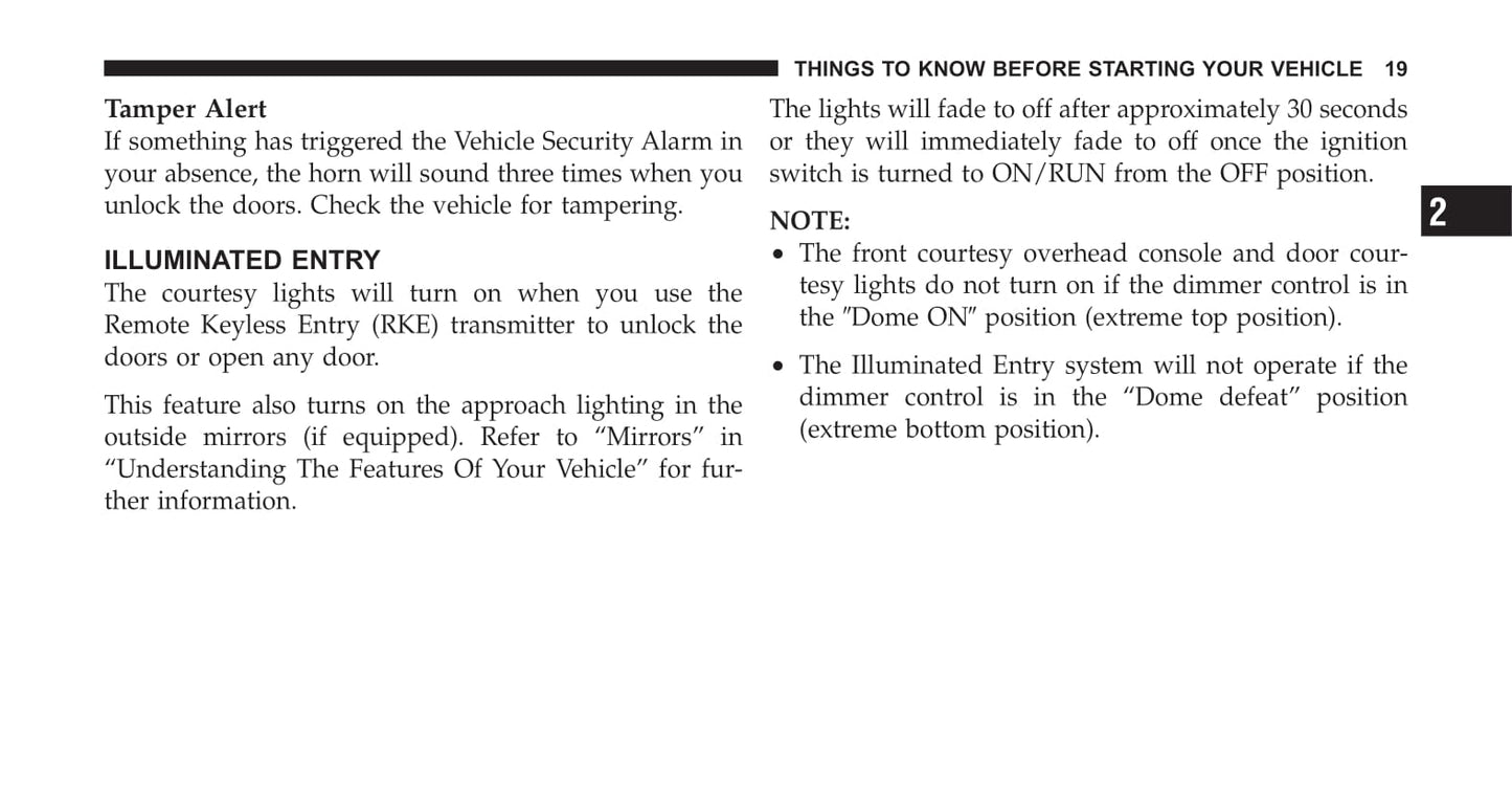 2011 Dodge Nitro Owner's Manual | English