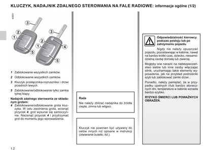 2019-2020 Renault Scénic/Grand Scénic Owner's Manual | Polish