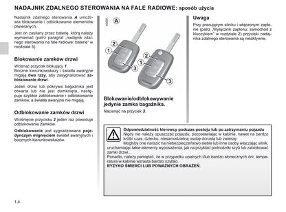 2019-2020 Renault Scénic/Grand Scénic Owner's Manual | Polish