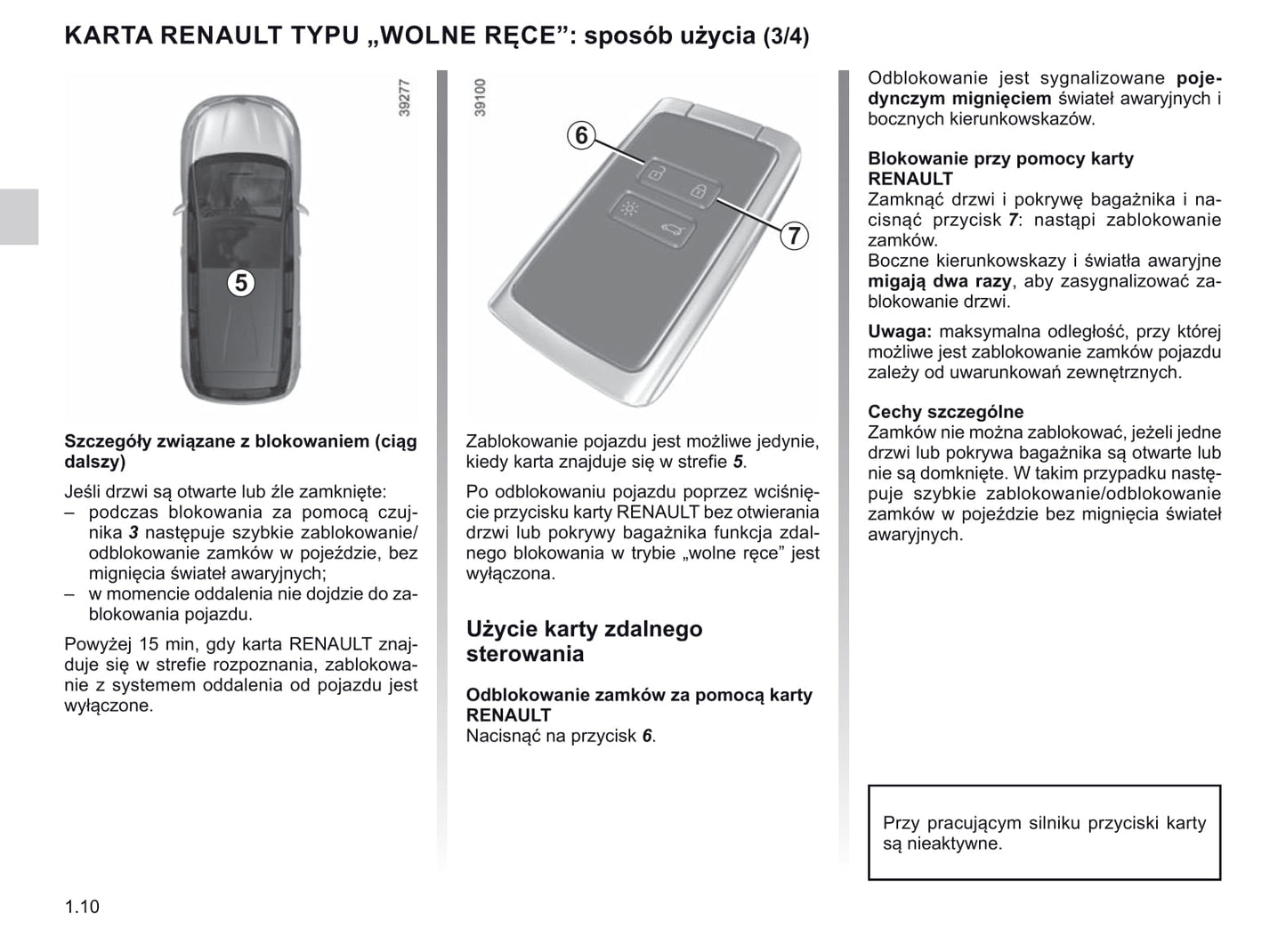 2019-2020 Renault Scénic/Grand Scénic Owner's Manual | Polish