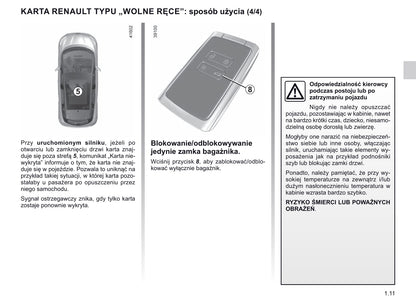 2019-2020 Renault Scénic/Grand Scénic Owner's Manual | Polish