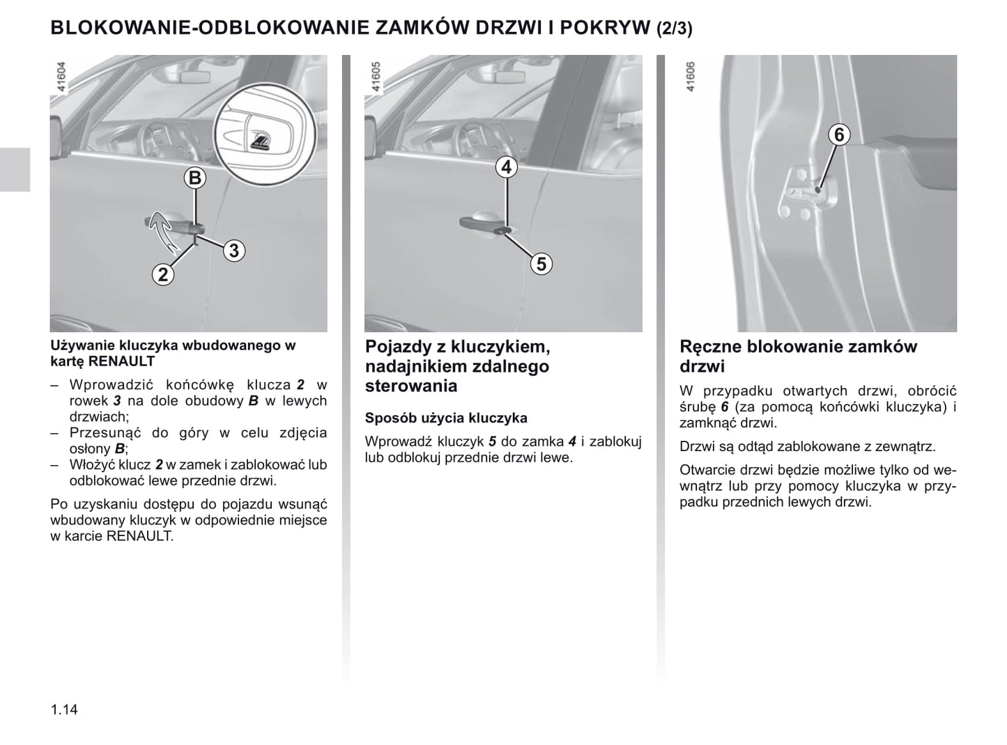 2019-2020 Renault Scénic/Grand Scénic Owner's Manual | Polish