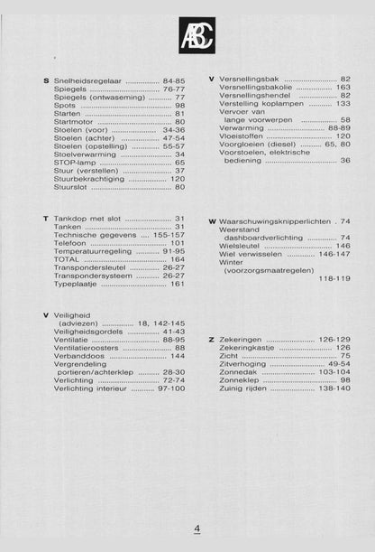 1998-1999 Citroën Evasion Gebruikershandleiding | Nederlands