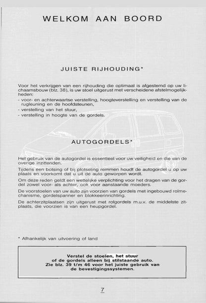 1998-1999 Citroën Evasion Gebruikershandleiding | Nederlands