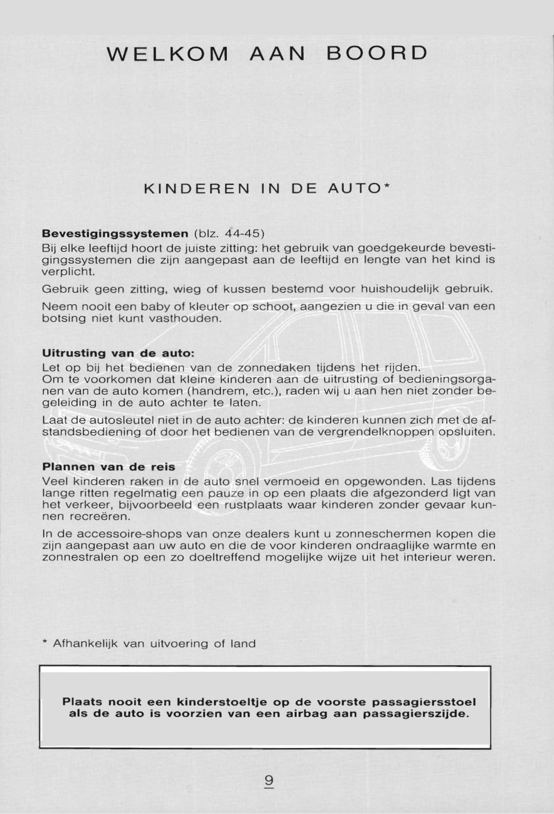 1998-1999 Citroën Evasion Gebruikershandleiding | Nederlands