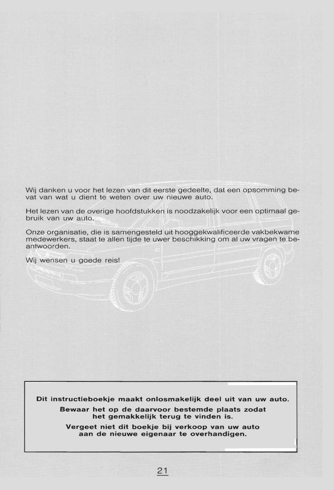 1998-1999 Citroën Evasion Gebruikershandleiding | Nederlands