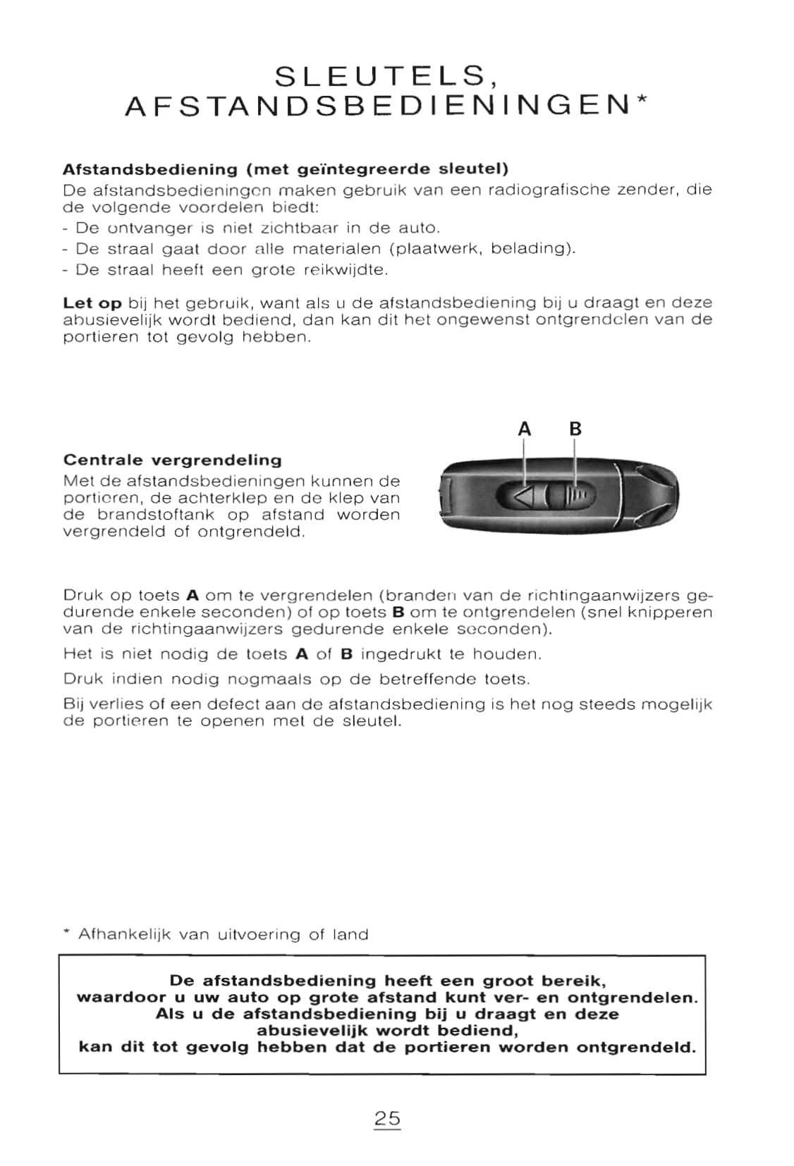 1998-1999 Citroën Evasion Gebruikershandleiding | Nederlands